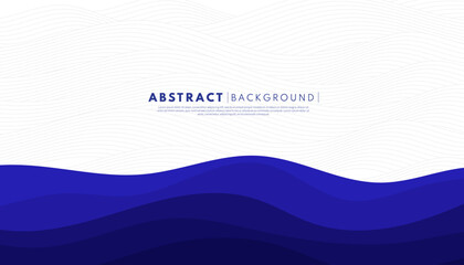 Abstract blue wave background. Blue water wave line deep sea pattern background.