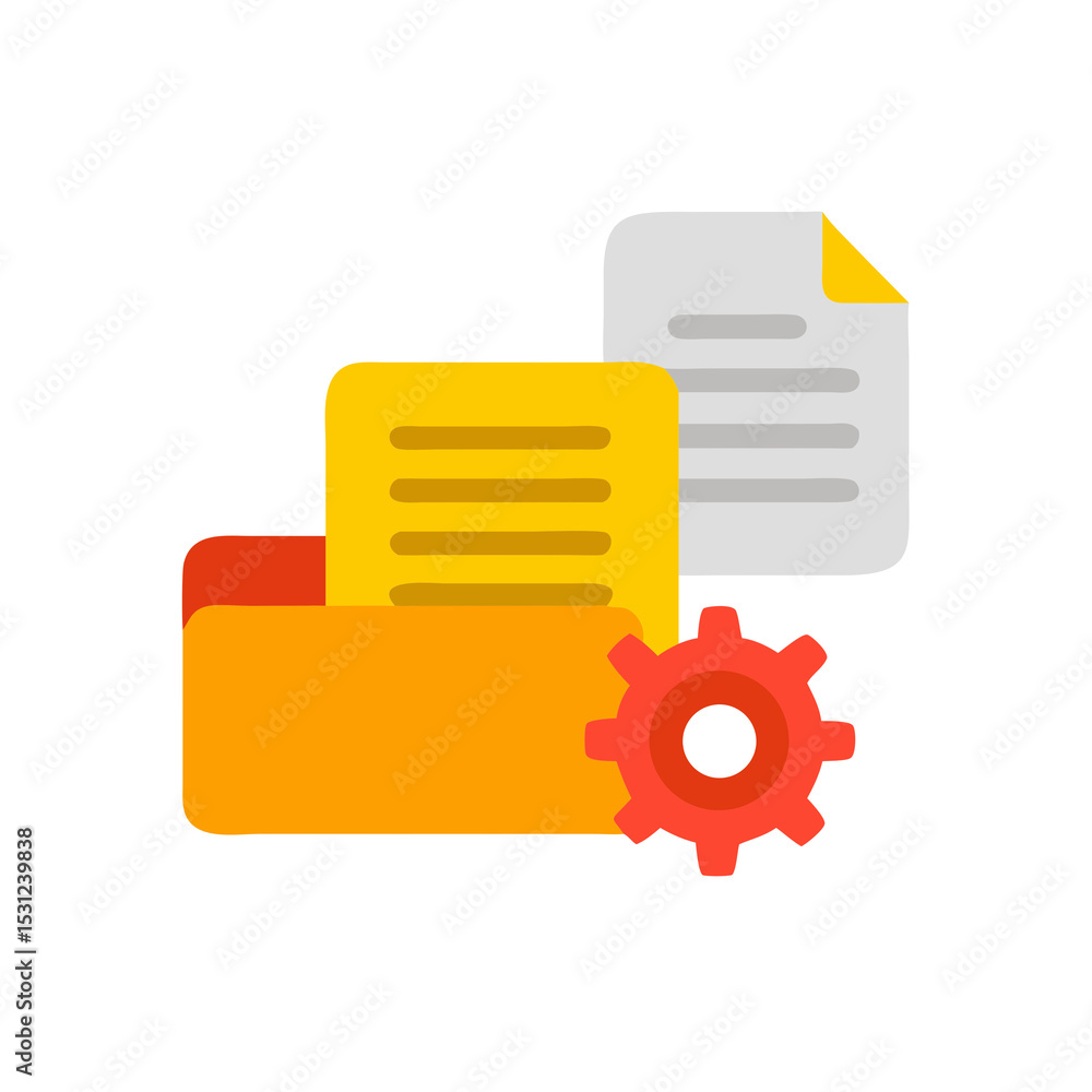 Poster streamlining document management efficient file organization and workflow optimization through seaml