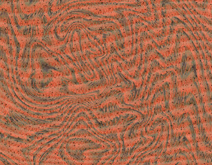 Abstract Swirling Coral and Gray Texture