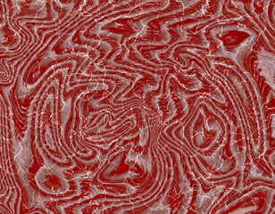 Abstract Red Swirl Pattern with Cracks