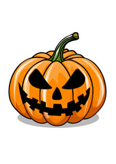illustration of a Halloween pumpkin