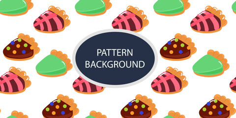 Sween and yummy pie milk varinat flour pattern background