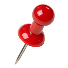 red pin isolated on transparent background png