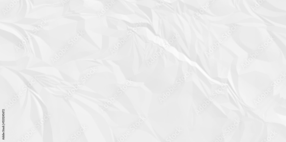 Poster white crumpled paper texture . white wrinkled paper texture. white paper texture . white crumpled an