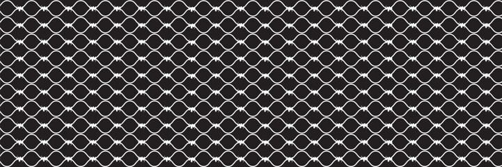 Naklejka premium Mesh texture for fishing nets. Seamless pattern for sportswear or soccer goal, volleyball net, basketball hoop, hockey, athletics.