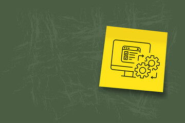 to fix. setting. fix the problems. the hexagon icon. banner for web. photo. icons. an icon with black lines. work. technologies.