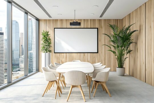 Modern interior design blends the dining room with a sleek table and chairs, and the living room with contemporary furniture, creating a luxurious open-plan home with ample natural light