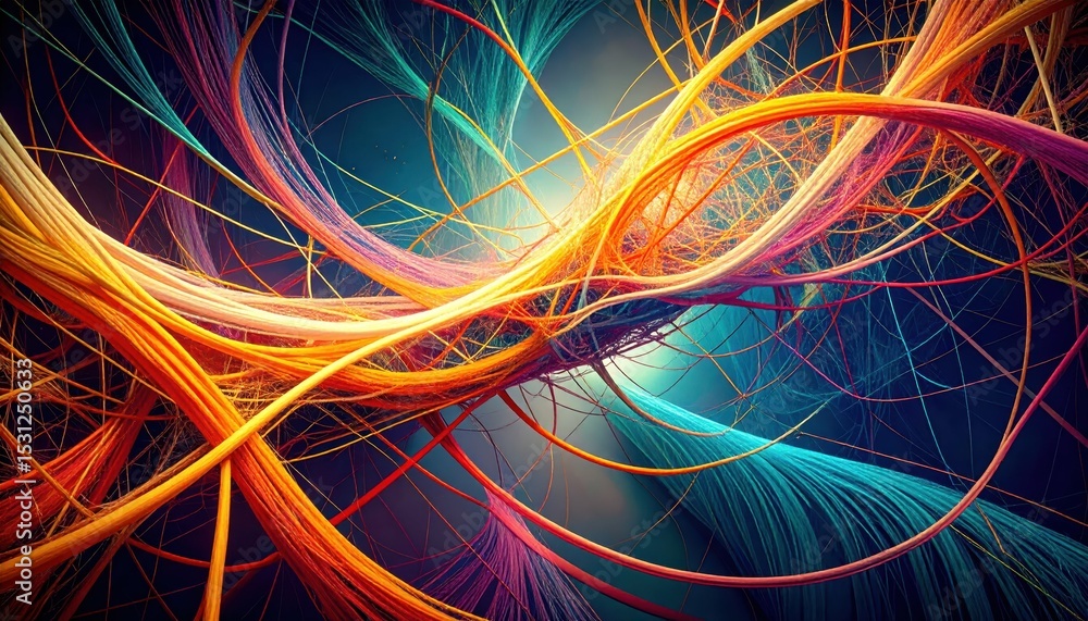 Poster Abstract Metaphorical Pathway of Tangled Threads Depicting Complexity