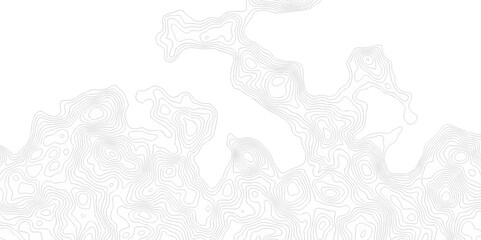 Vector geographic contour map. Topography map background. Black and white wave Seamless line. Topography relief. White wave paper curved abstract. Topographic map patterns, topography line map.