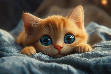 cute realistic cat 