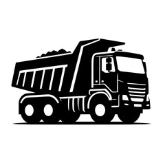 Powerful Dump Truck: Heavy-Duty Cargo Transportation and Haulage