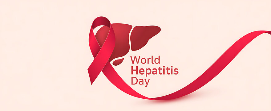 world hepatitis day Banner |  liver protection concept with shield and sparkles | hepatitis day Banner