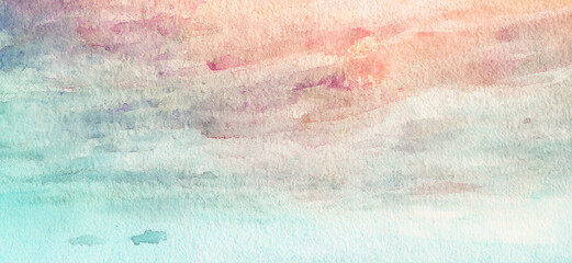 Pastel Watercolor Texture with Soft Gradient Wash