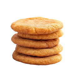 Delicious homemade cookies stacked on a plate ready for dessert or snack time