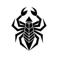 Scorpion geometric vector icon logo icon vector illustration