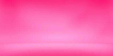 Smooth pink gradient backdrop, empty studio space, template, photography backdrop