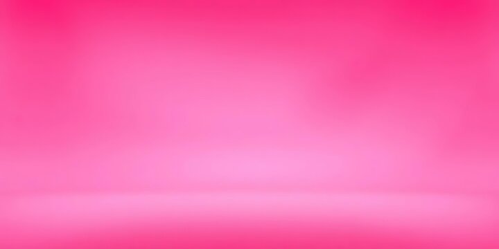 Smooth pink gradient backdrop, empty studio space, template, photography backdrop