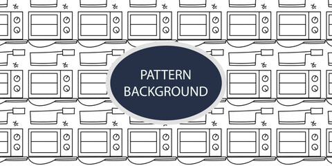 Handrawn black white  planet pattern background. Cute line doodle space background. Hand drawn planets, sun, moon, stars, spaceship collection. Childish drawing cosmic illustration. 