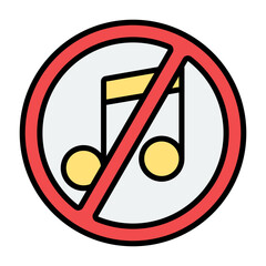 No Music Icon.