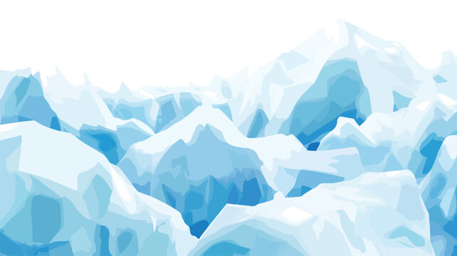Elegant Abstract Ice Background Vector Illustration for Design Projects