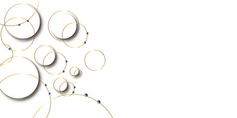 Modern abstract gold bubble background with circles. Modern seamless and retro pattern technology and business concept background. Modern style of hipster isolated. Monochrome concept. diamond patter