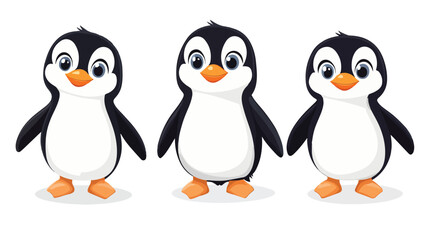 Fototapeta premium Cute Cartoon Penguin Vector Illustration for Various Design Projects
