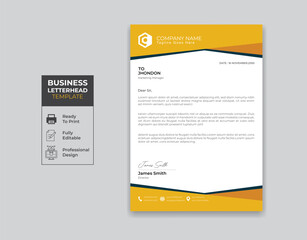A modern business and corporate letterhead template design, and colorful luxury law firm letterhead template.