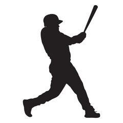 Baseball Player Silhouette