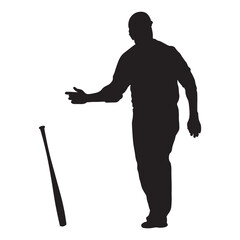 Baseball Player Silhouette