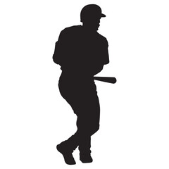 Baseball Player Silhouette