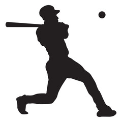 Baseball Player Silhouette
