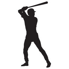 Baseball Player Silhouette