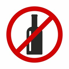 No alcohol or drugs icon image