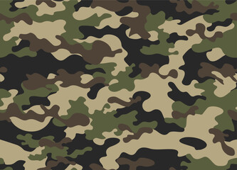 modern camouflage pattern seamless trend background, military fabric texture