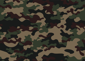 army camouflage seamless military background modern classic dark green print