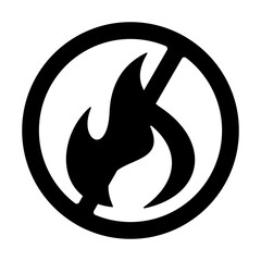 No Fire Icon.