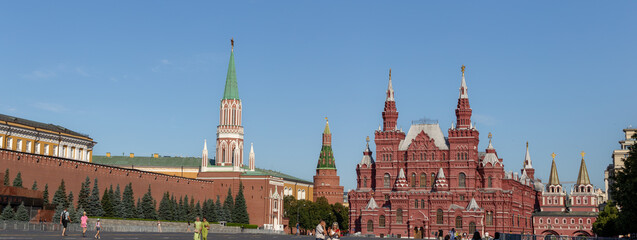 Red Square in the Russian capital, Moscow in summer