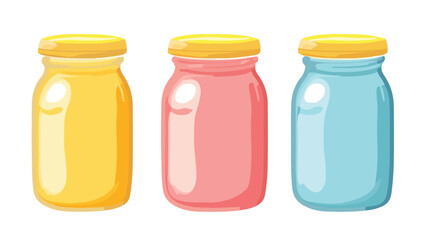 Modern Jar Icon Vector Illustration - Isolated Design Element for Graphic Projects and Web