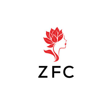 ZFC Letter logo white background