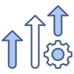 Incremental Blue Icon