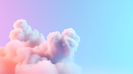 Vibrant clouds float in a serene sky, showcasing a beautiful blend of colors and textures in nature's artwork.