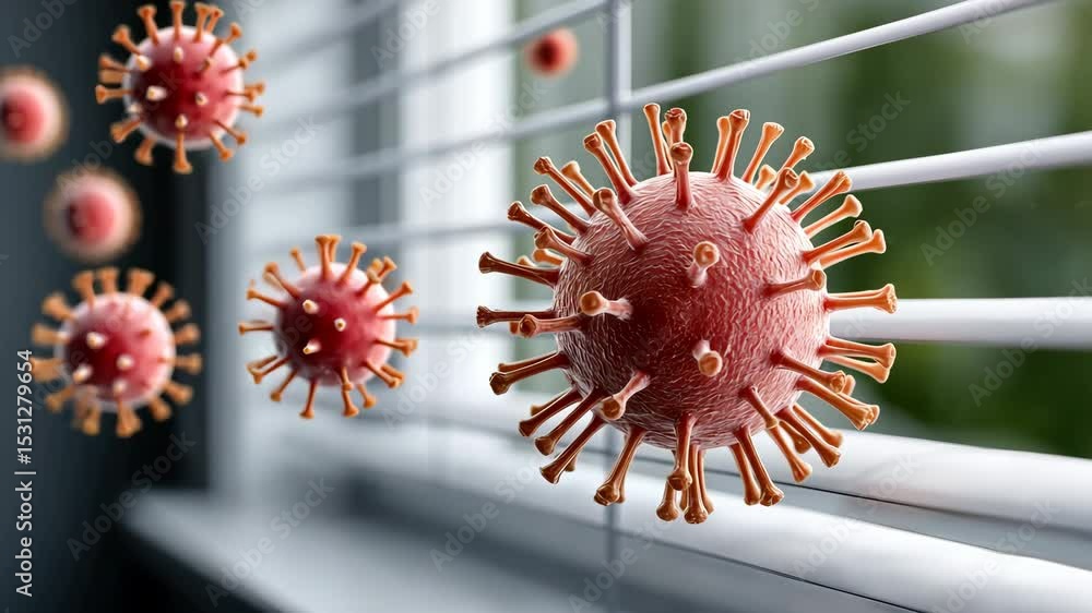 Poster understanding the structure and impact of viruses on health in a controlled indoor environment