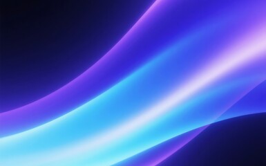Generative ai image of smooth blue to purple gradient with abstract light flare