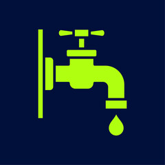 Tap water trendy artwork glorious abstract vector illustration colorful applicative design