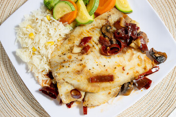 spicy fish closeup