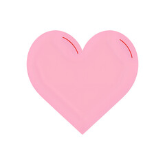 Pink Heart Graphic: Perfect for Valentine's Day, Love, and Romance Designs
