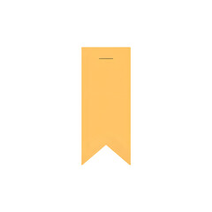 Versatile Yellow Bookmark:  Design Element, Web Icon, App Graphic