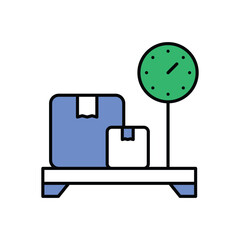 Scale  Icon vector stock illustration