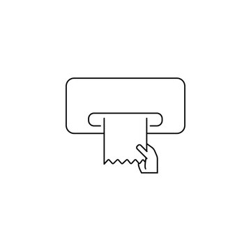 hand pulling paper towel from dispenser clip art preview