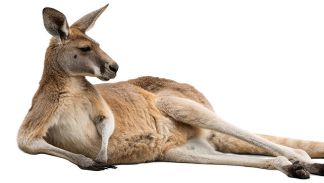 Kangaroo, isolated transparent background